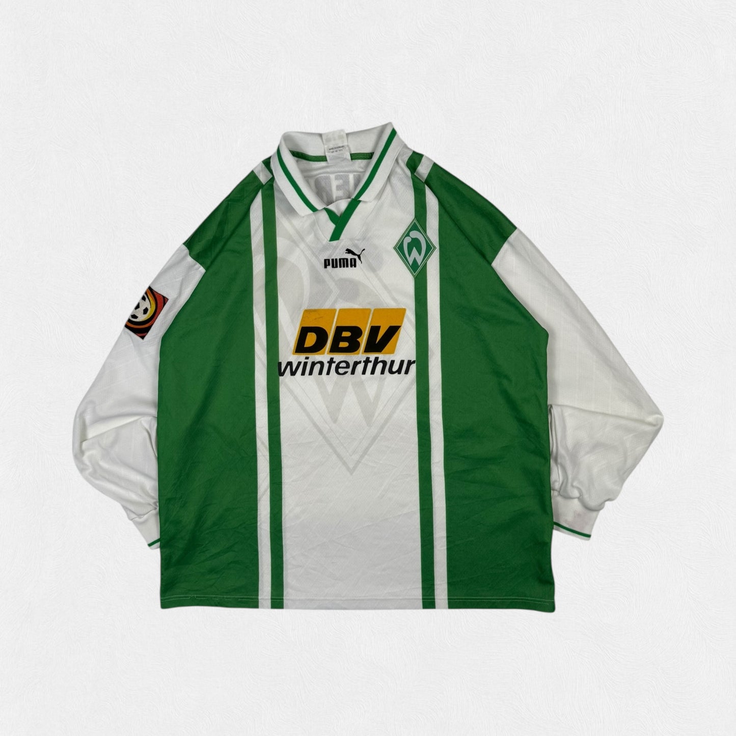 Vintage Werder Bremen 1996/97 l/s Puma home football shirt (XL)