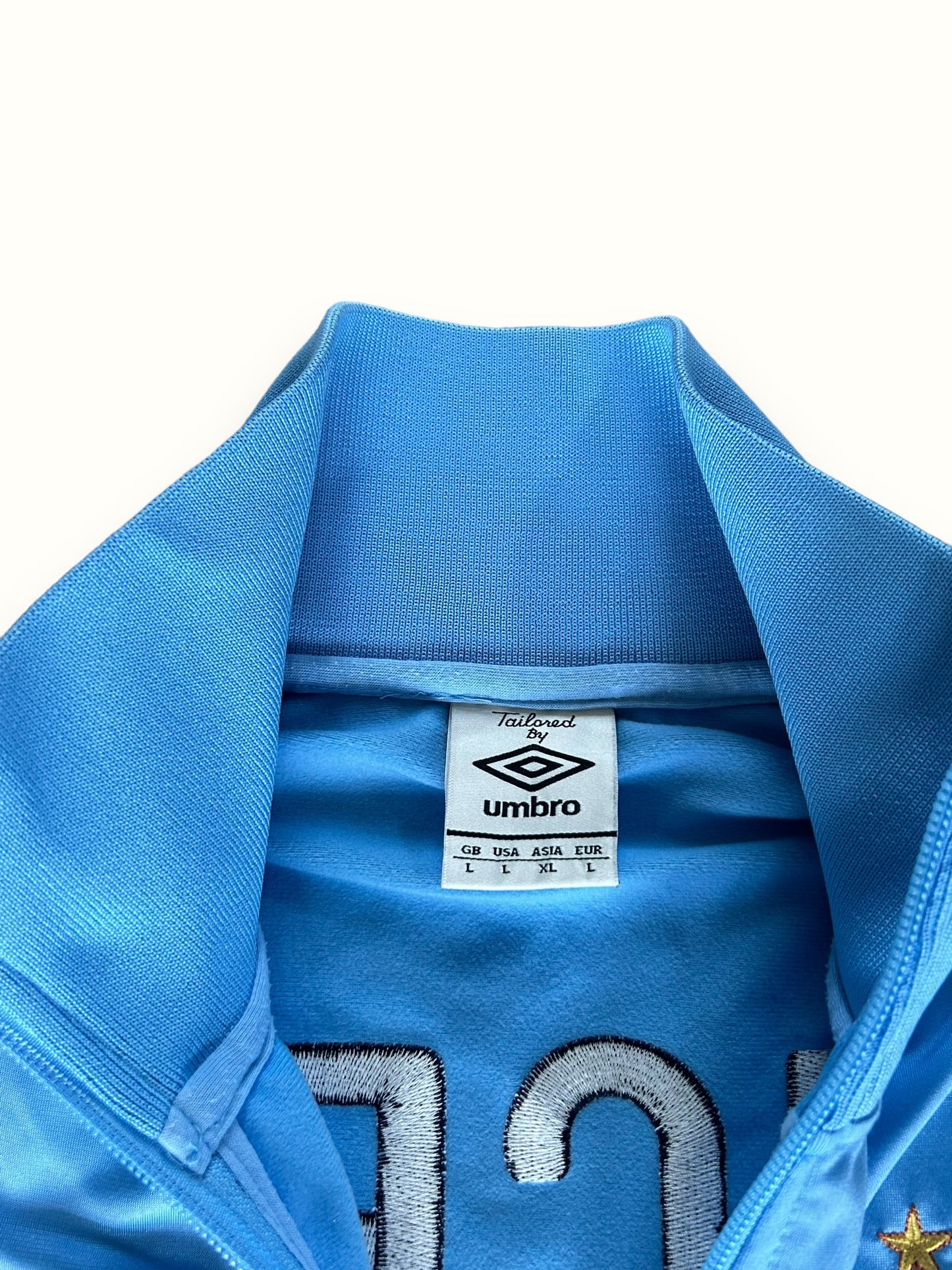 Vintage Manchester City Umbro track jacket (L)