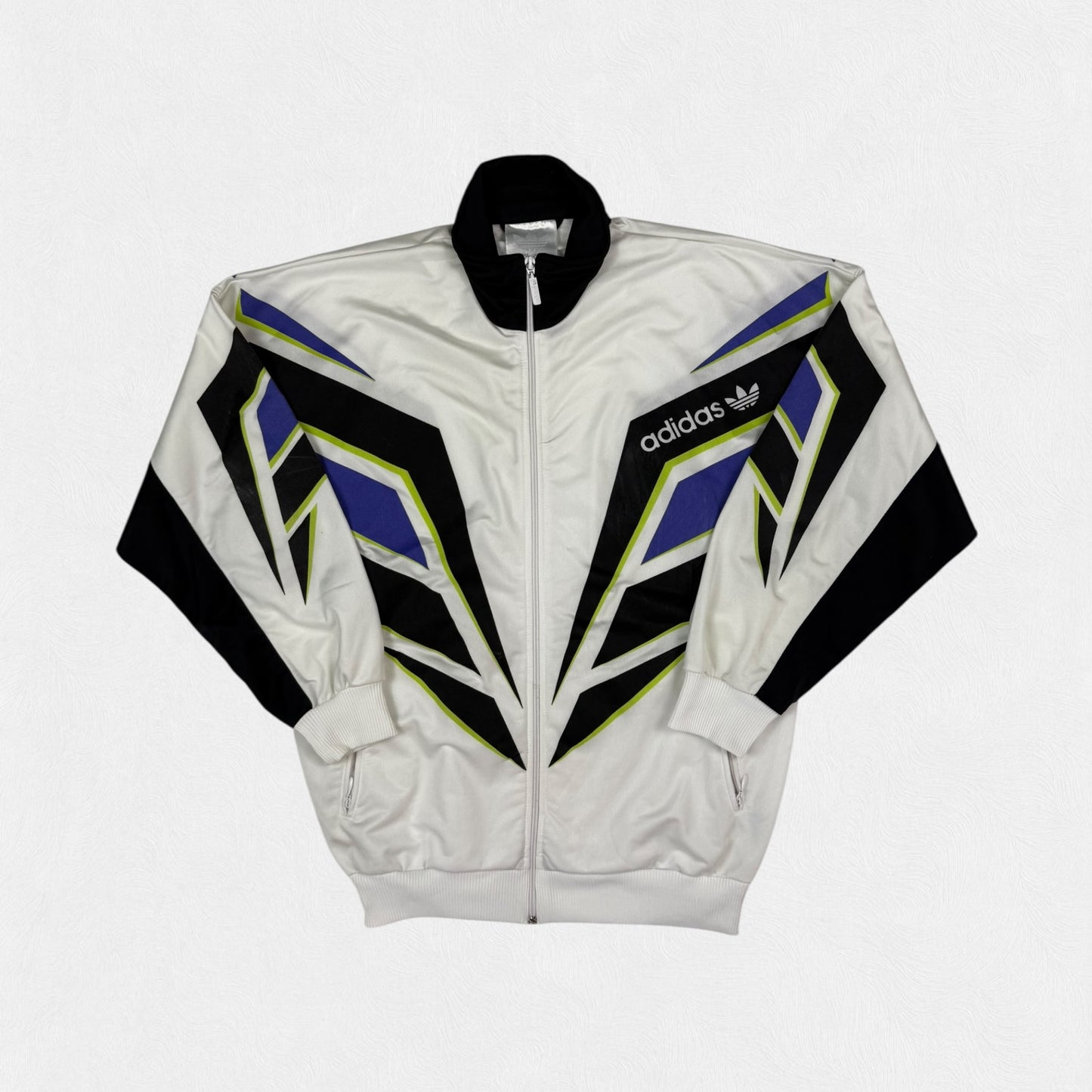 Vintage 90s Adidas originals abstract track jacket (S)