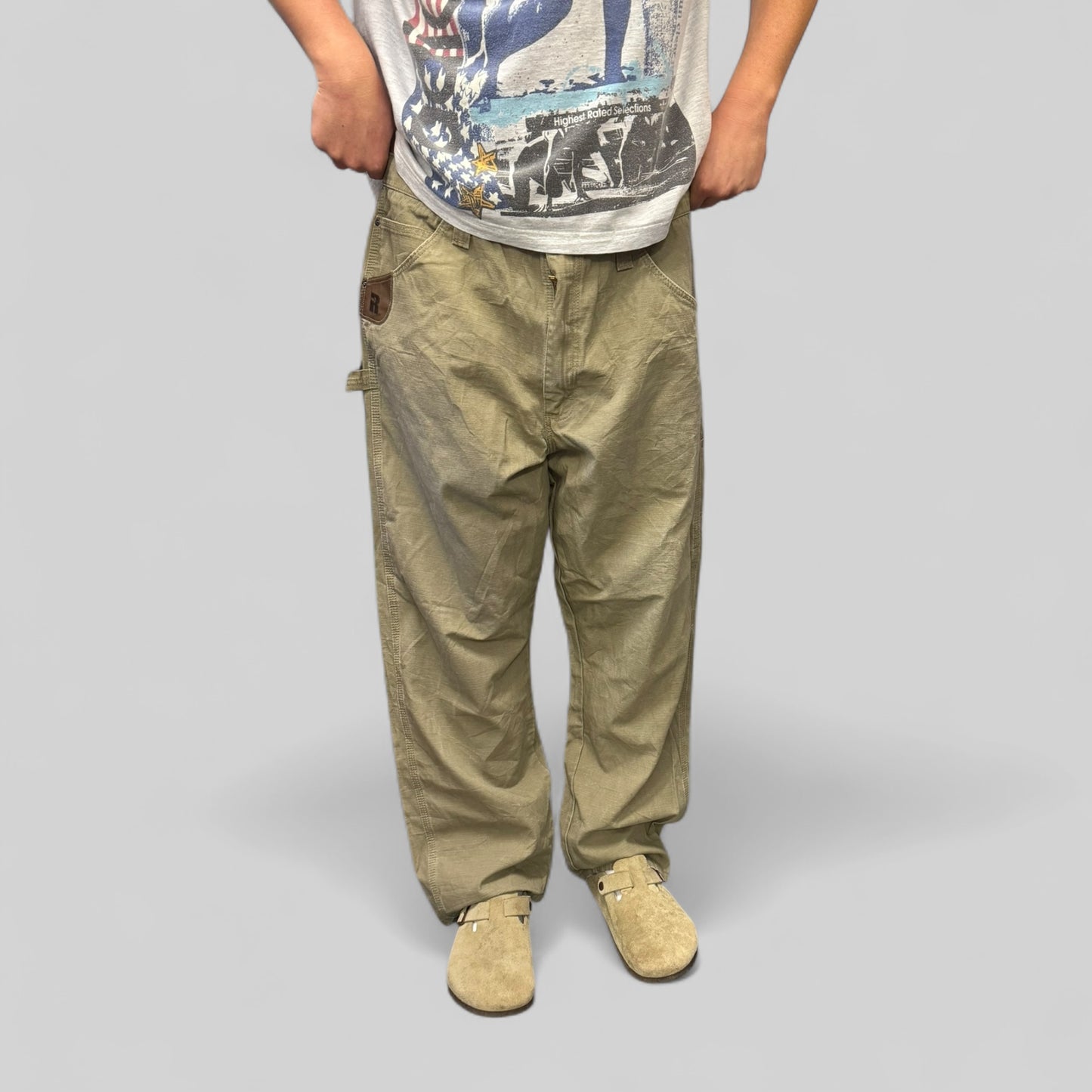 Wrangler Riggs baggy carpenter pants (W38)