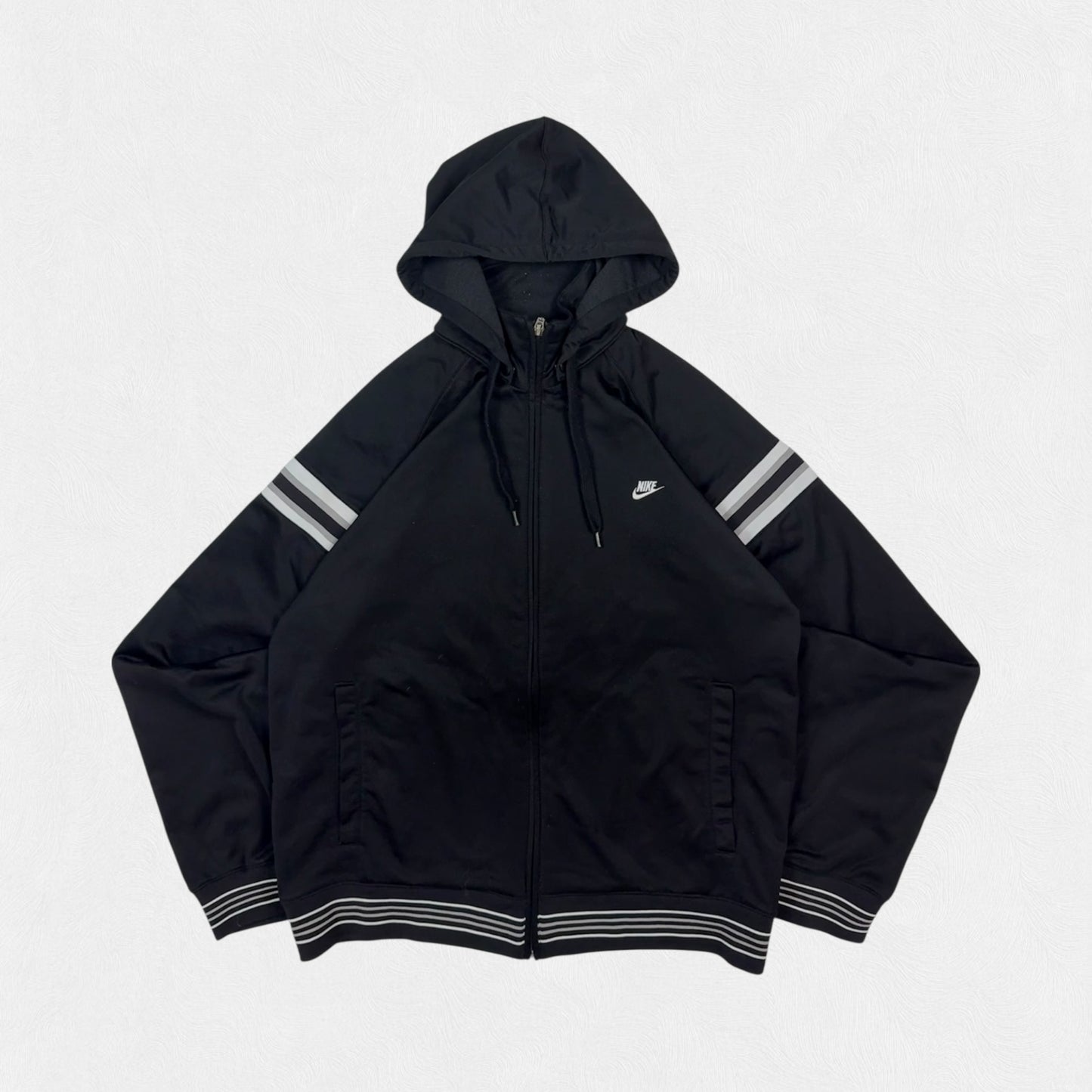 Vintage Nike hooded track jacket (L)