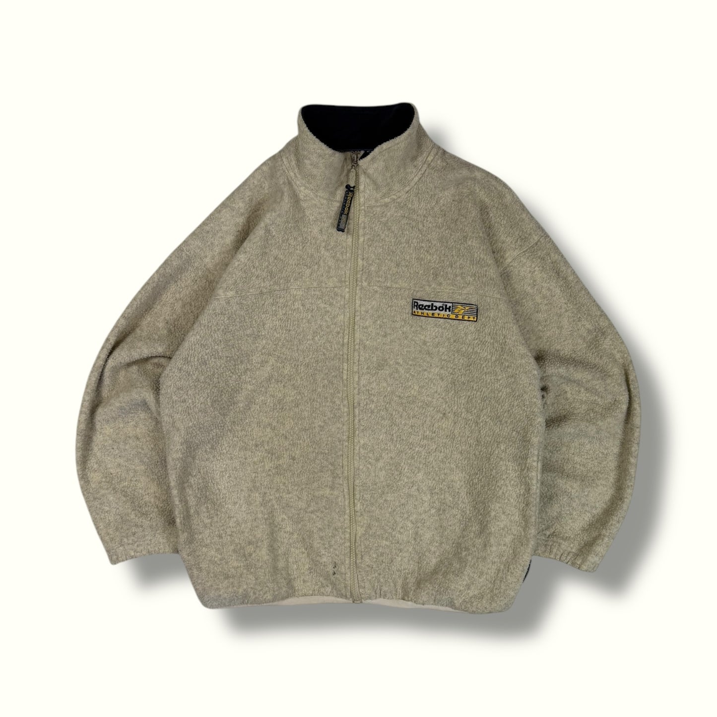 Vintage Reebok athletic dept full zip fleece (S)