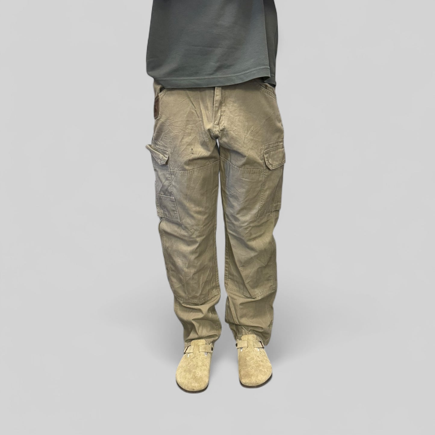 Wrangler Riggs baggy double knee carpenter pants (W33)