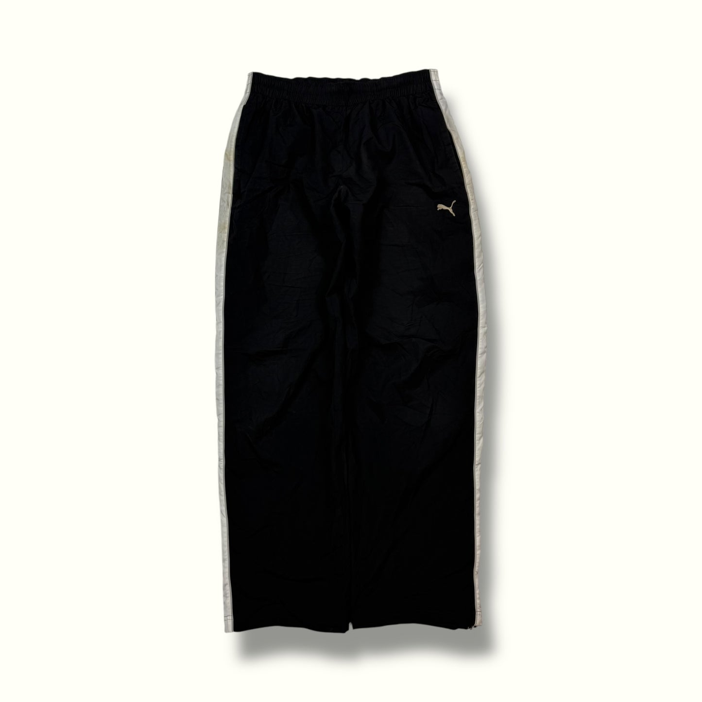 Vintage Puma baggy side stripe track pants (M)