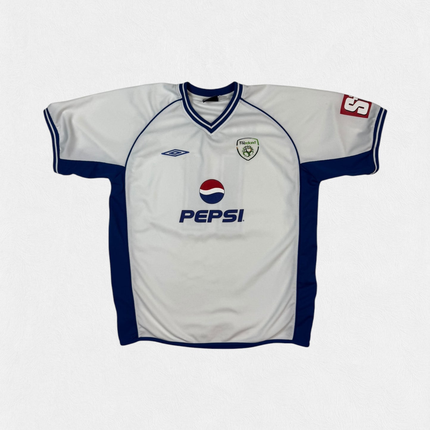 Vintage Ireland Umbro Pepsi football shirt (S)