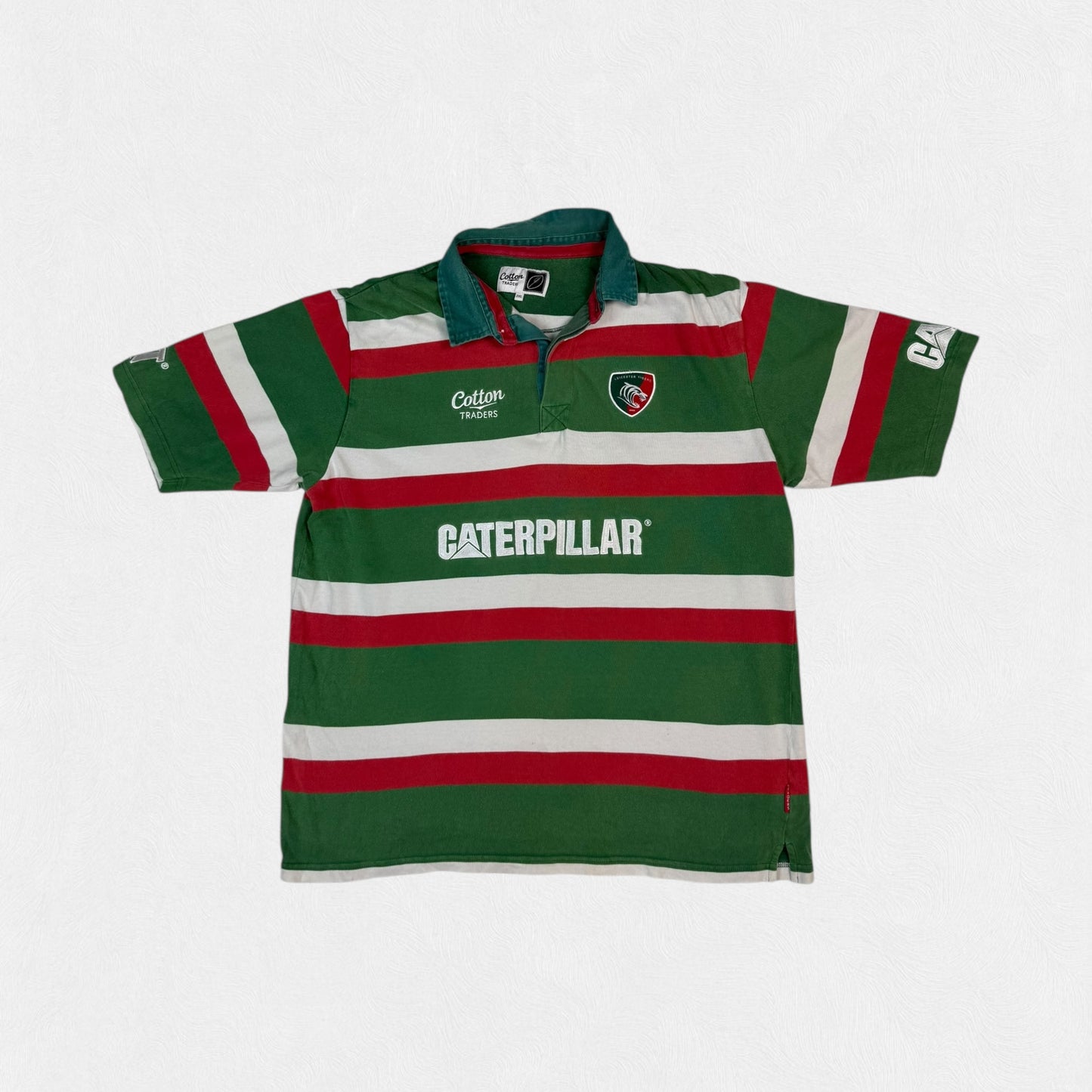 Leicester Tigers 2009/10 Cotton Traders rugby union shirt (XXL)