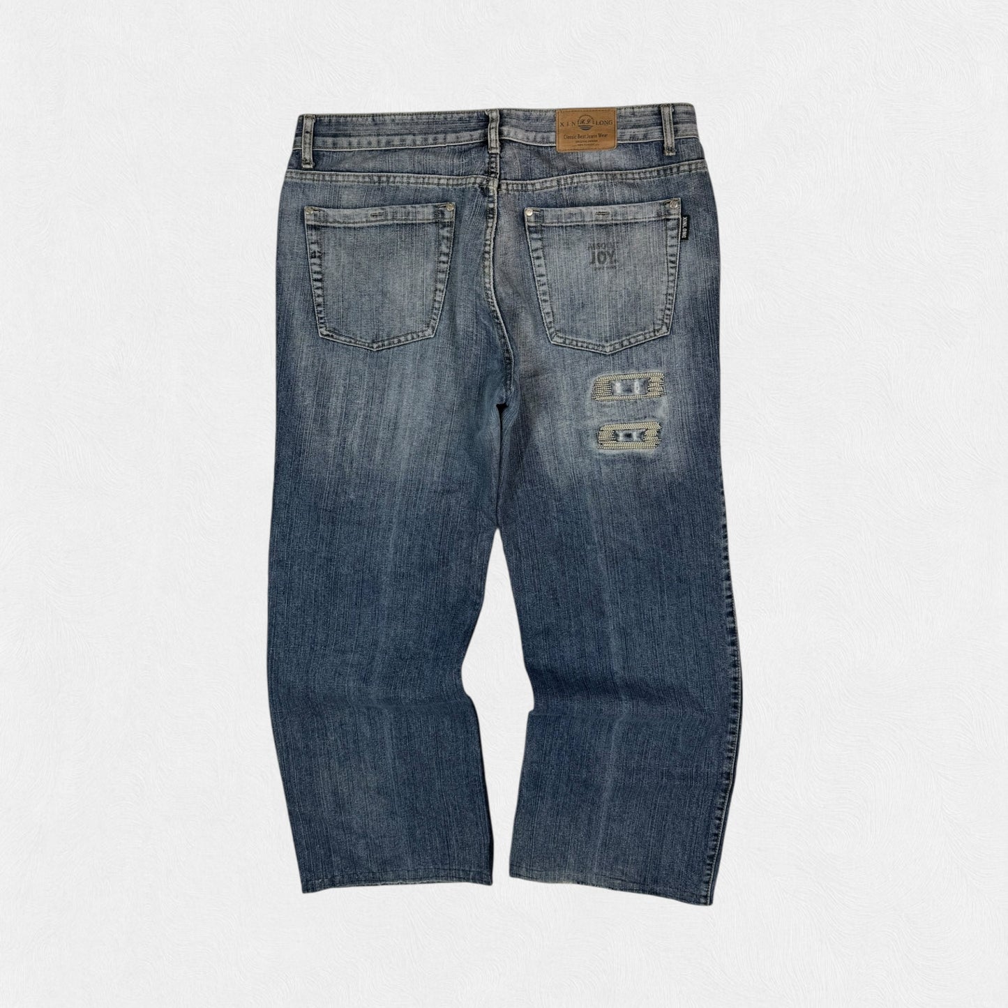 Vintage Y2K Hip hop baggy jeans (W38)