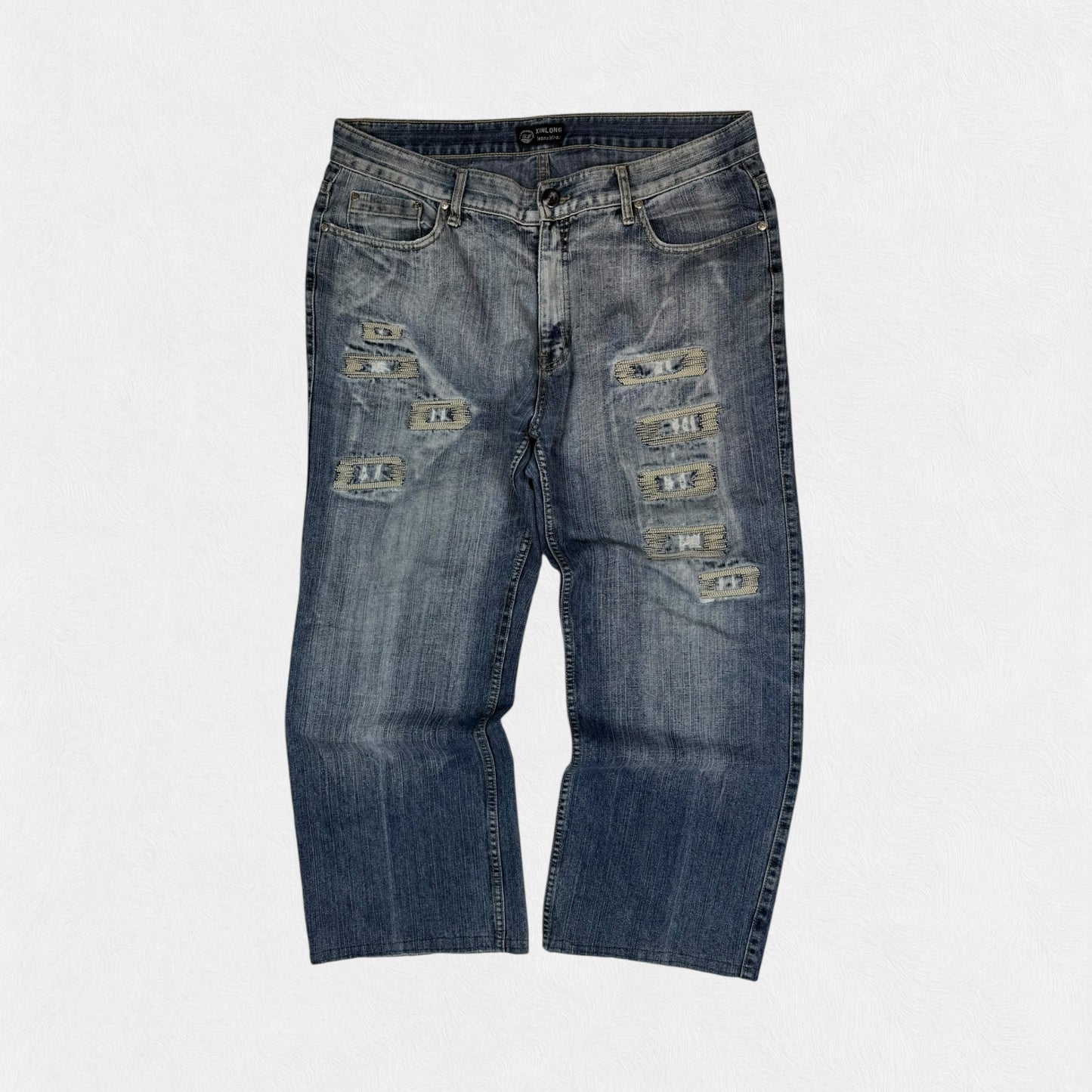 Vintage Y2K Hip hop baggy jeans (W38)