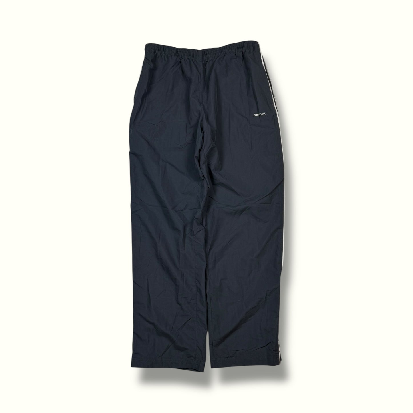 Vintage Reebok side stripe baggy track pants (M)