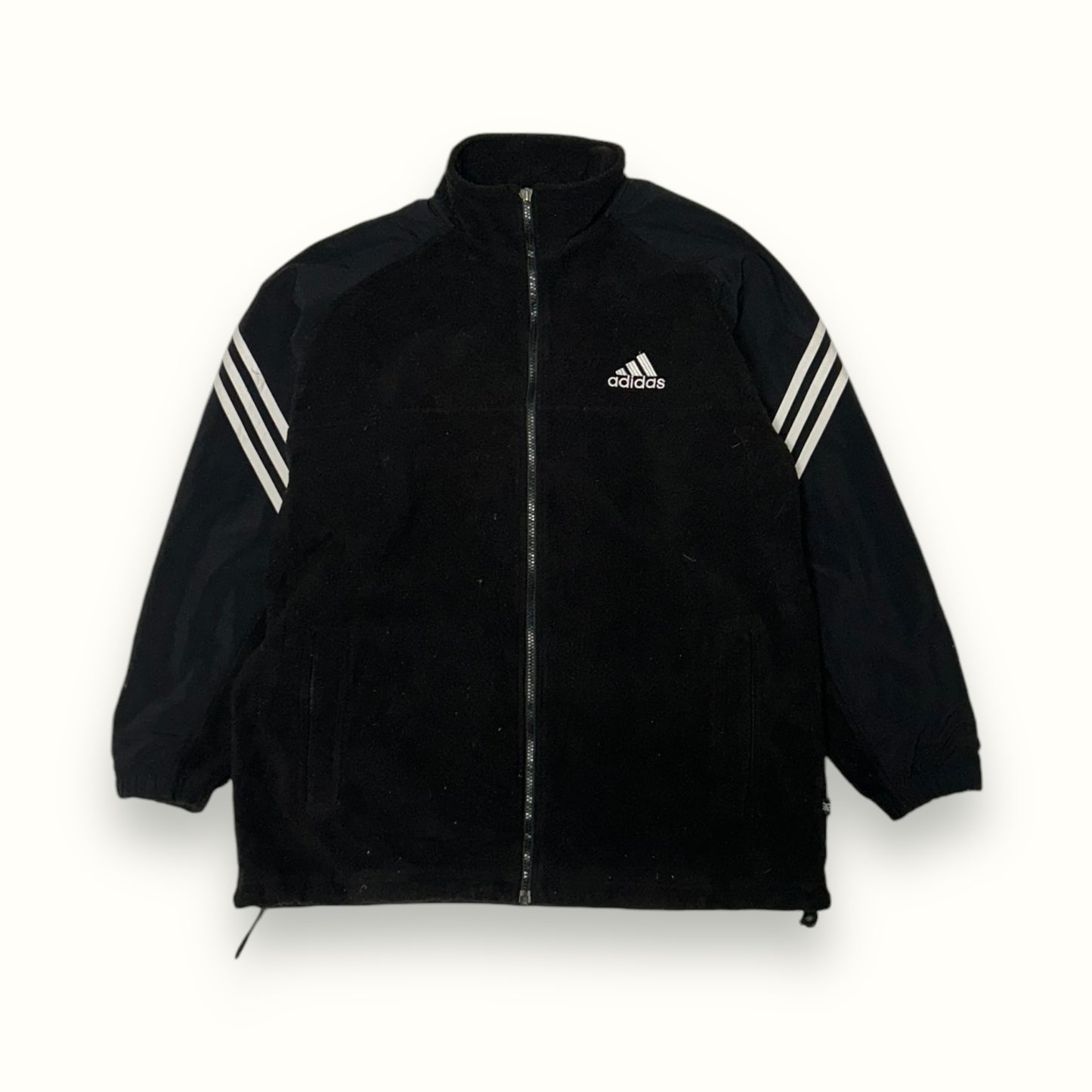 Vintage Adidas full zip fleece jacket (L)