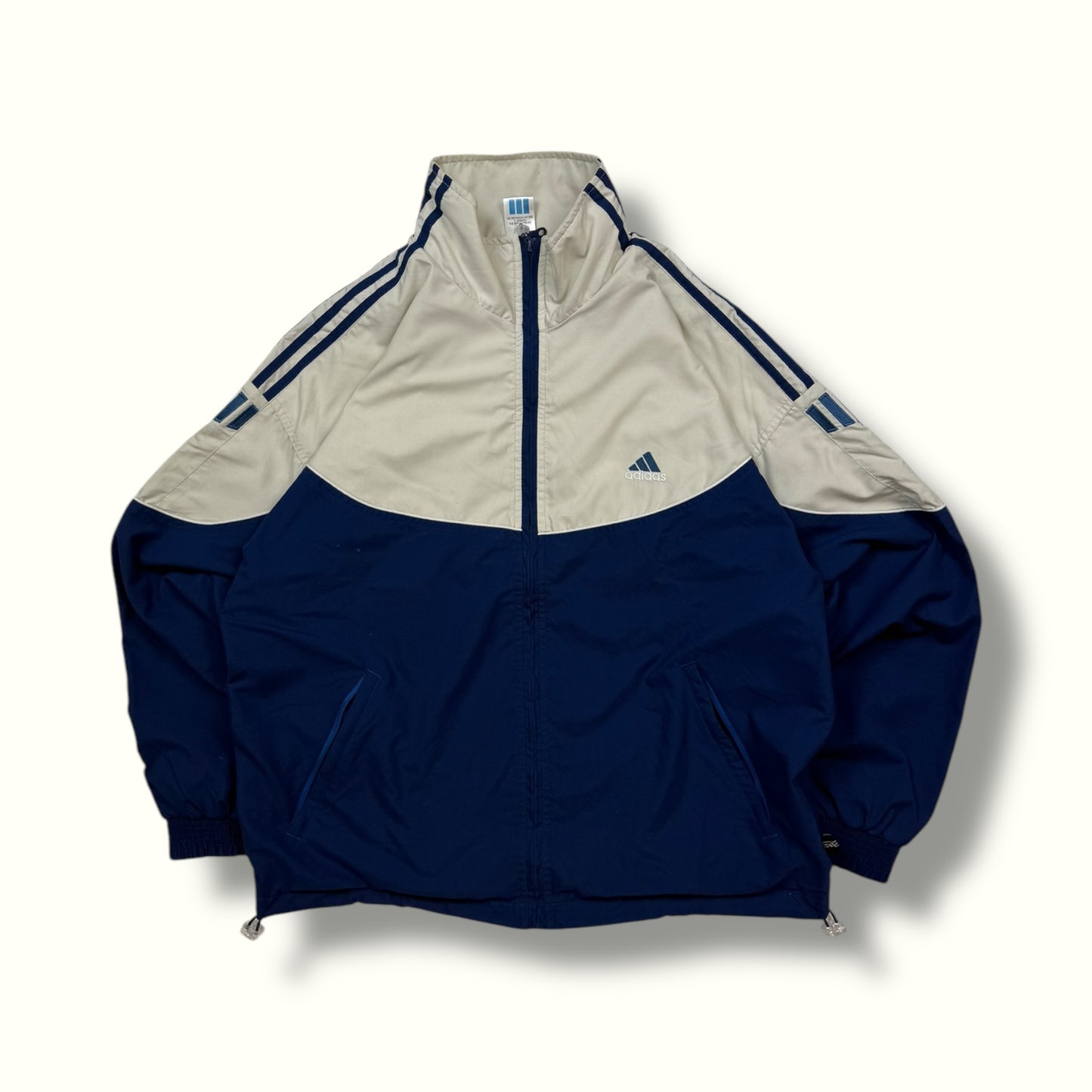 Vintage Adidas small logo track jacket (L)