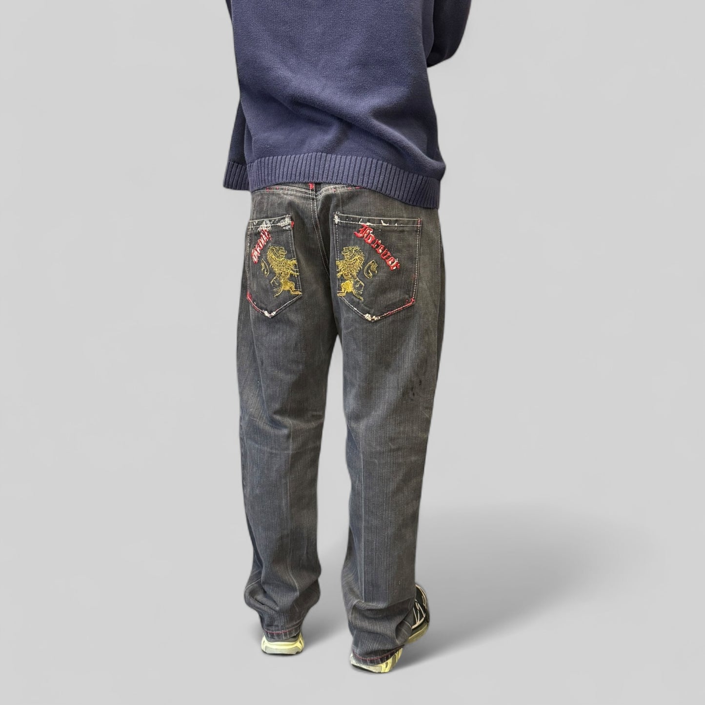 Vintage Y2K baggy hip hop jeans (W34)