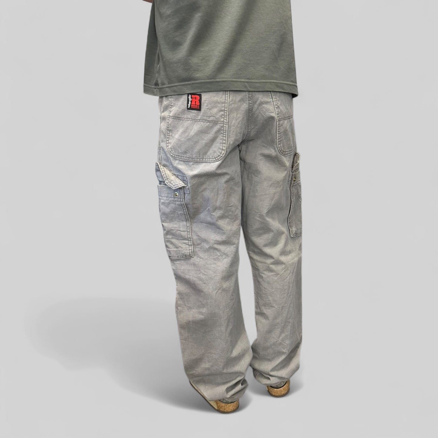 Wrangler Riggs baggy double knee carpenter pants (W33)
