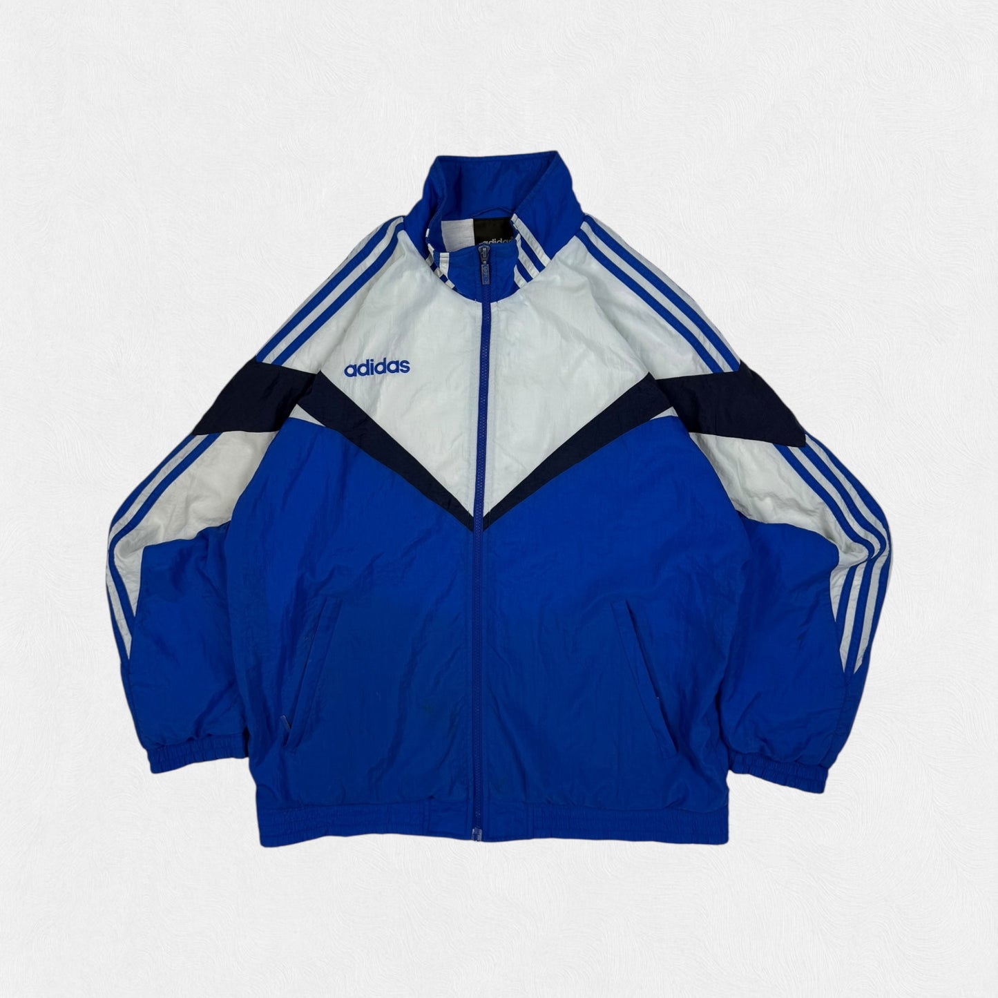 Vintage 90s adidas originals colour block shell track jacket (M)