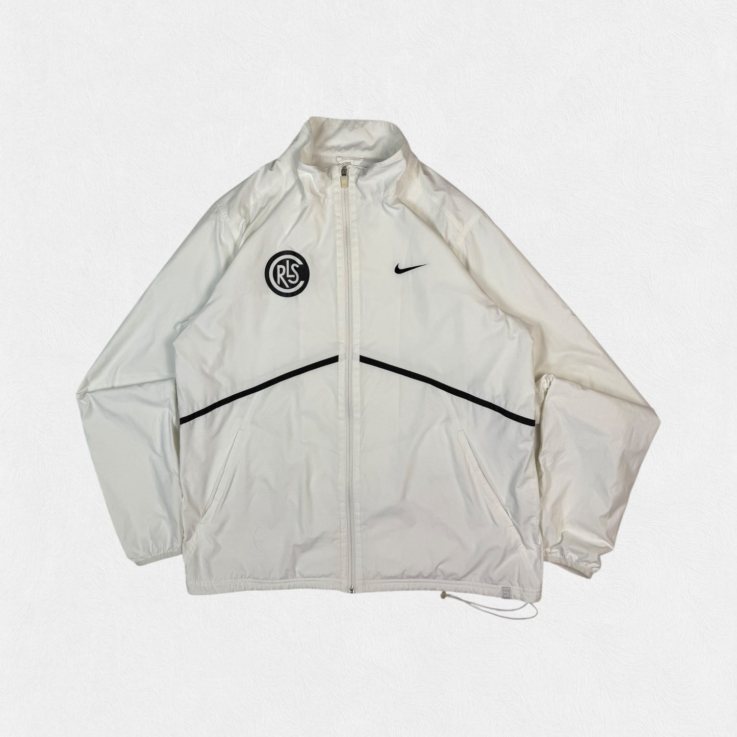 Nike court mini swoosh track jacket (L)