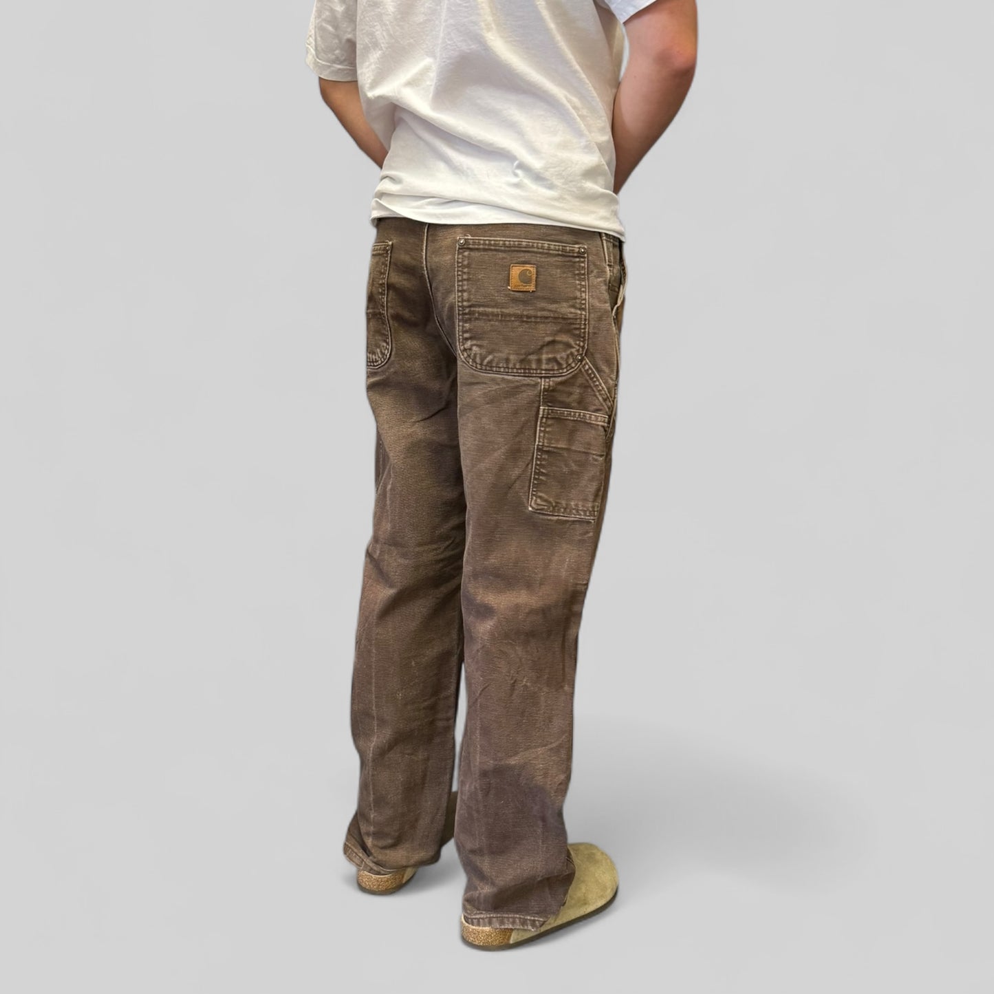 Vintage Carhartt baggy double knee carpenter pants (W34)