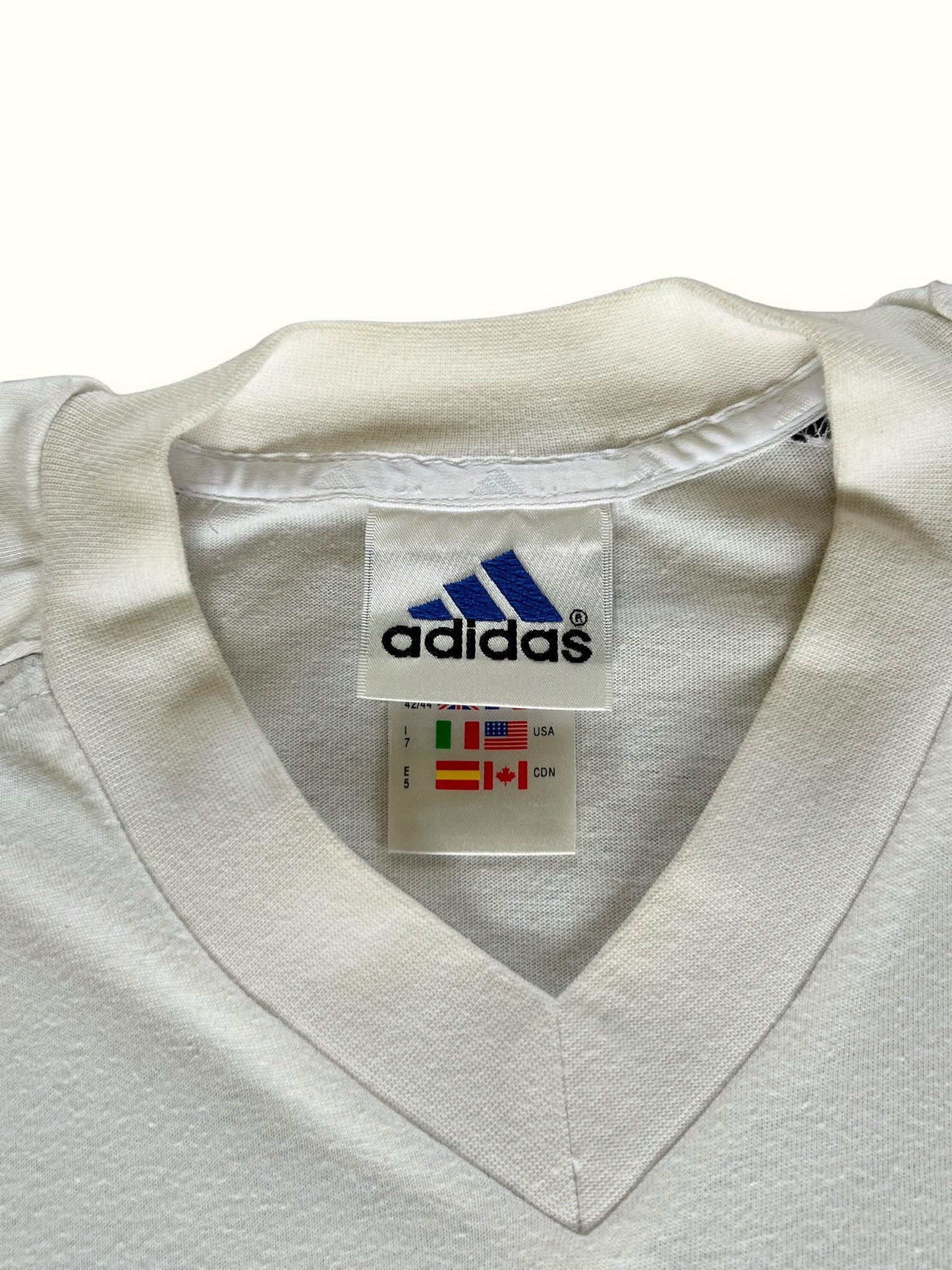 Vintage adidas colour block tee (XL)