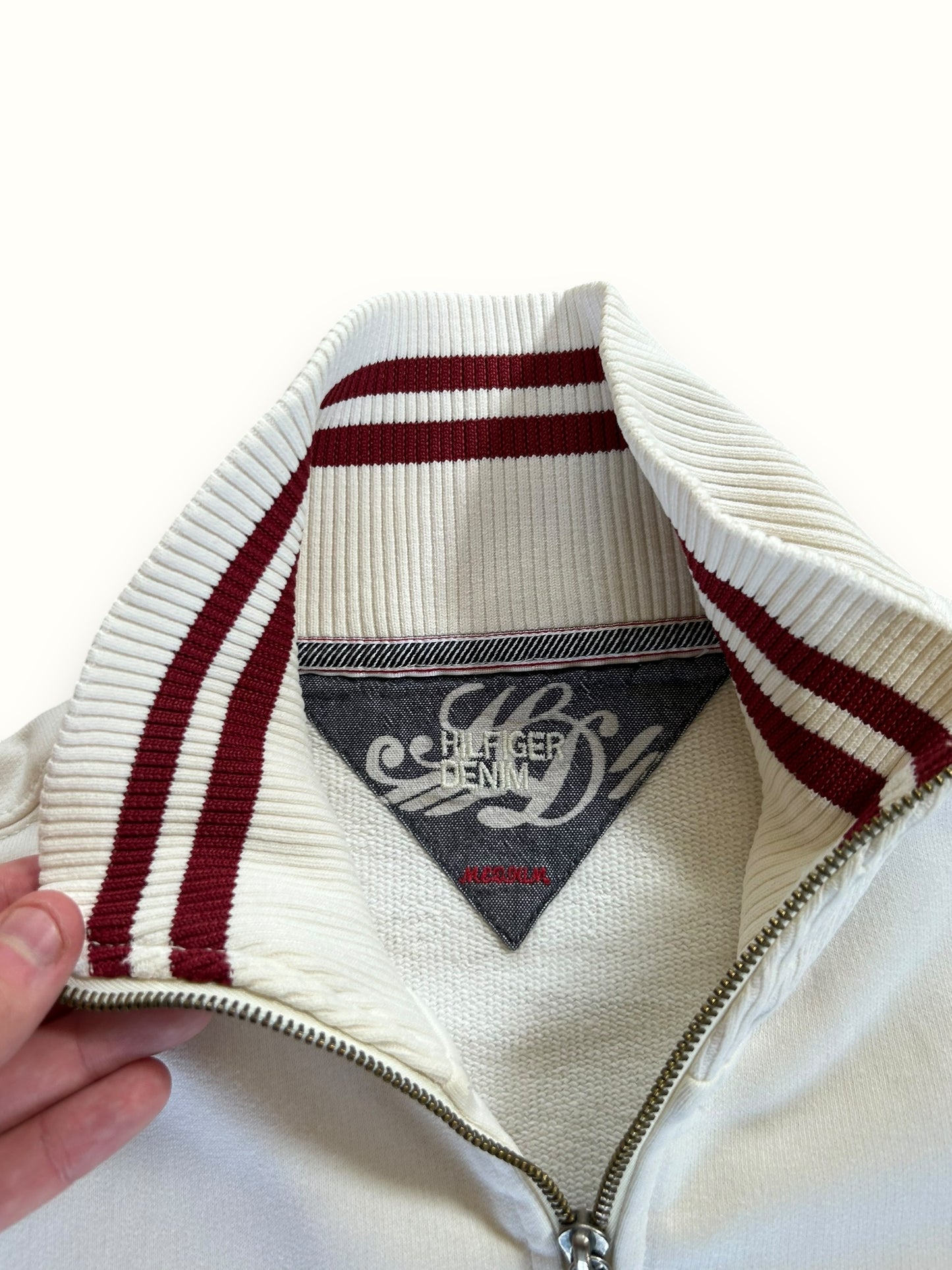 Vintage Tommy Hilfiger full zip sweatshirt (M)