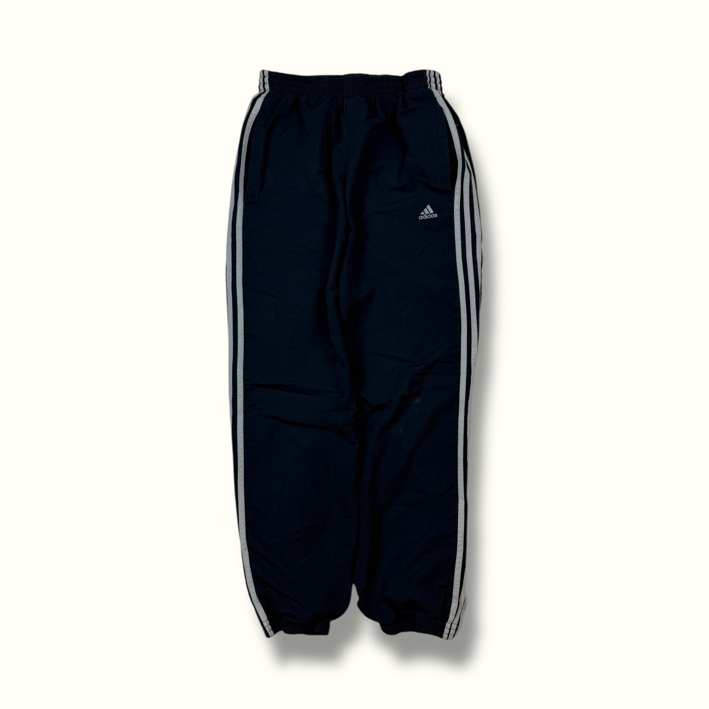 Adidas side stripe track pants (M)