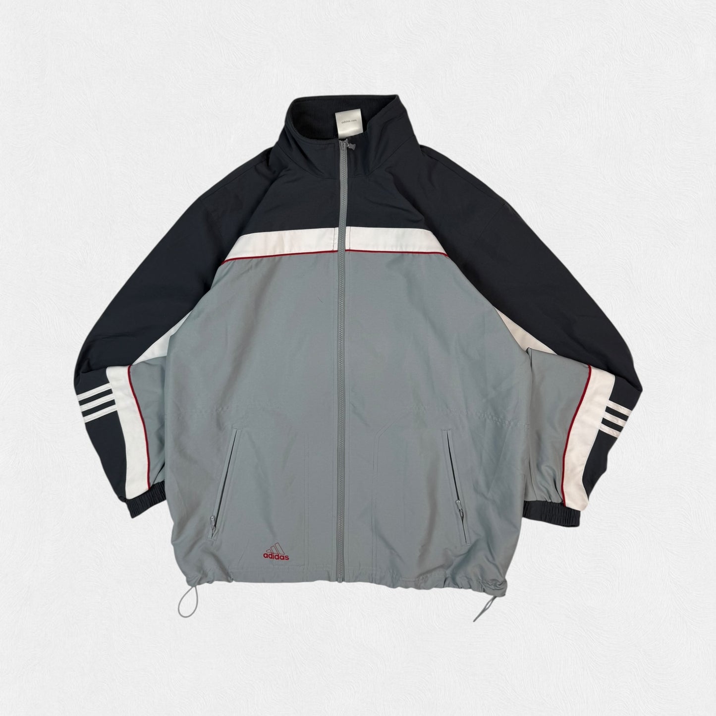 Vintage Adidas colour block track jacket (XL)