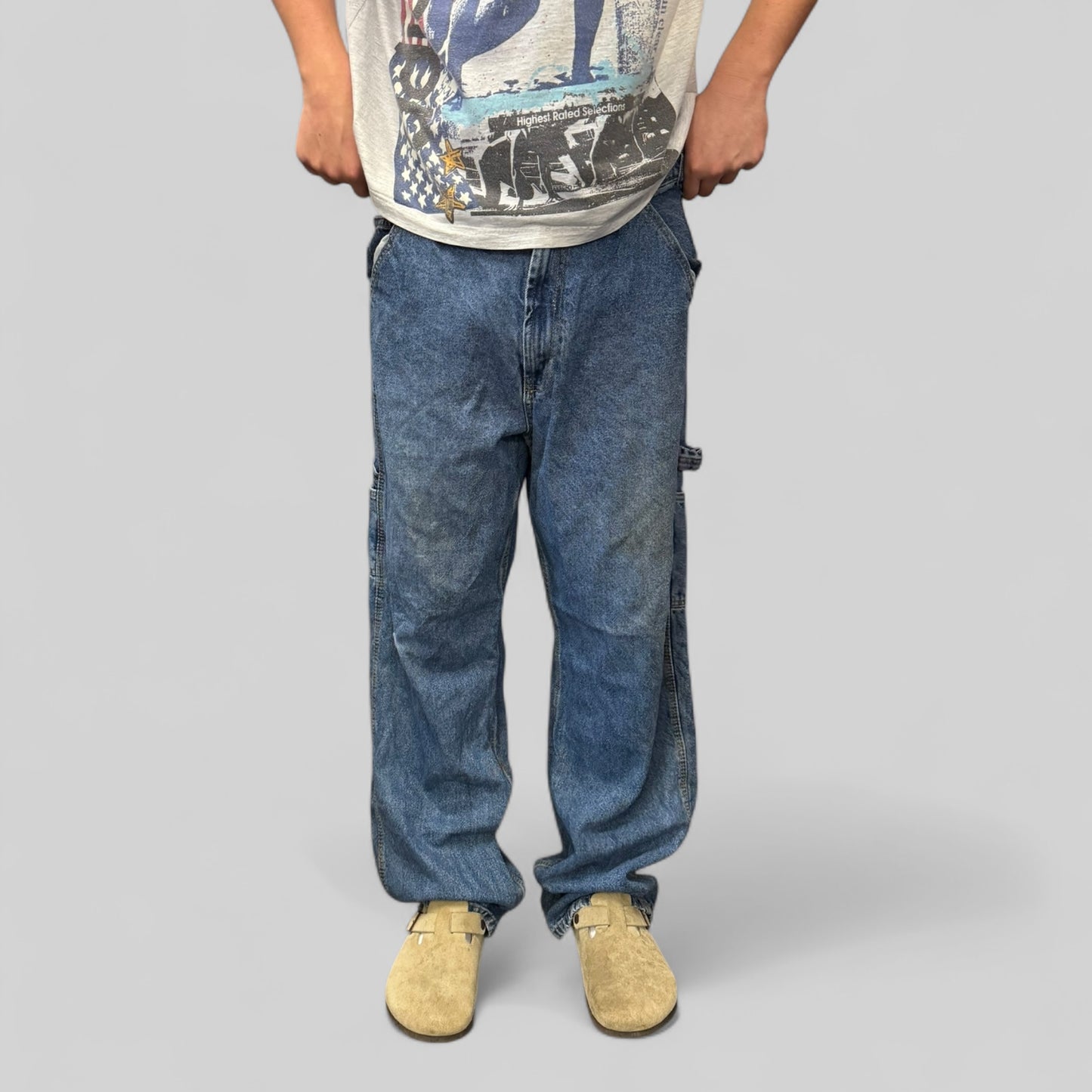 Vintage baggy carpenter jeans (W34)
