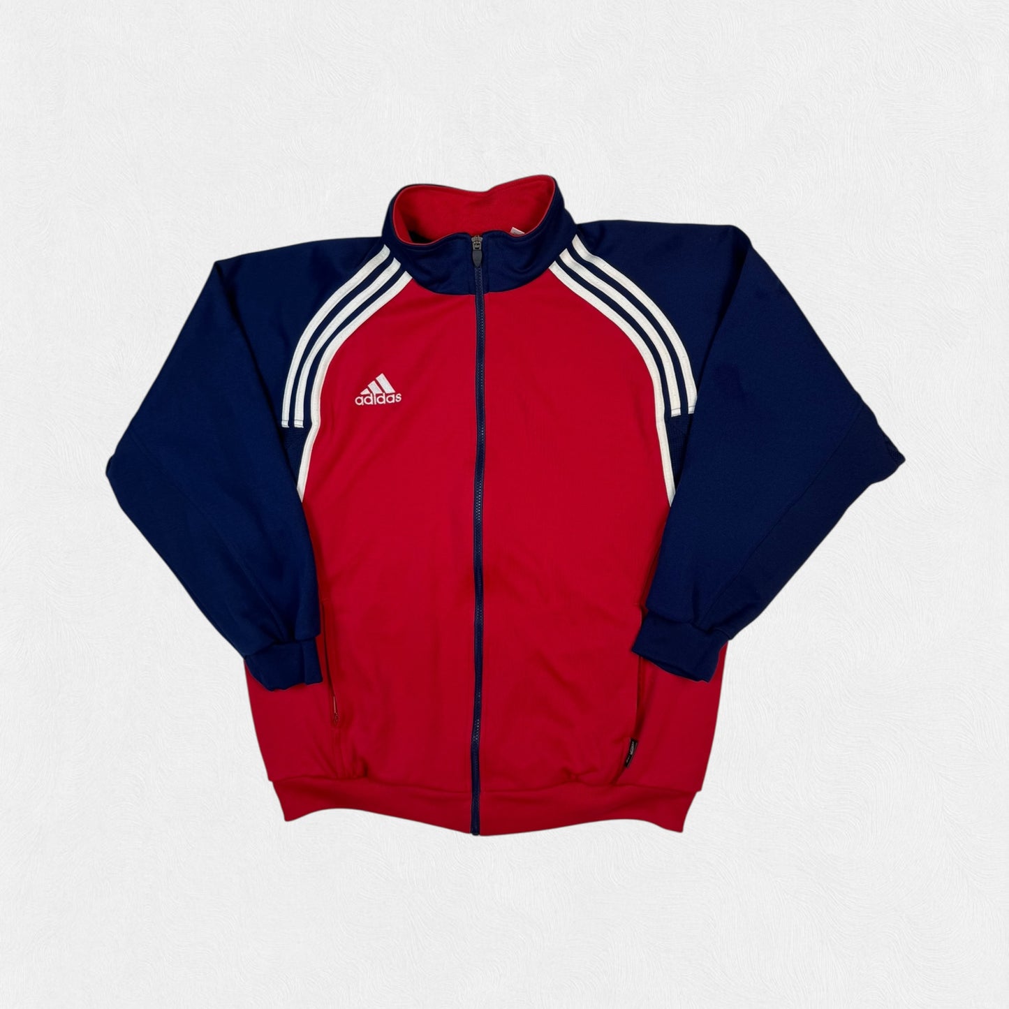 Vintage 90s adidas colour block track top (XL)