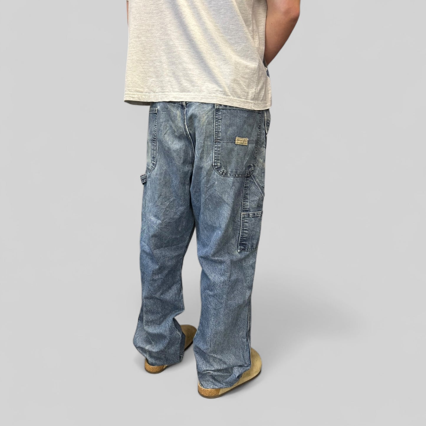 Vintage Wrangler baggy carpenter jeans (W38)