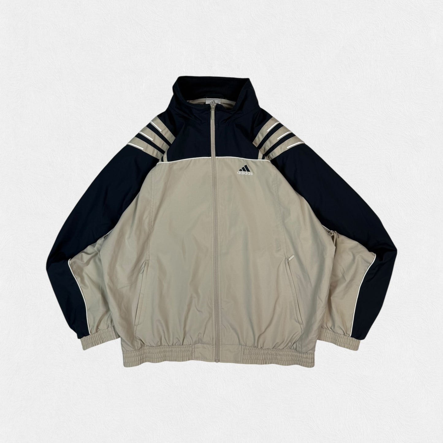 Vintage Adidas colour block track jacket (XL)