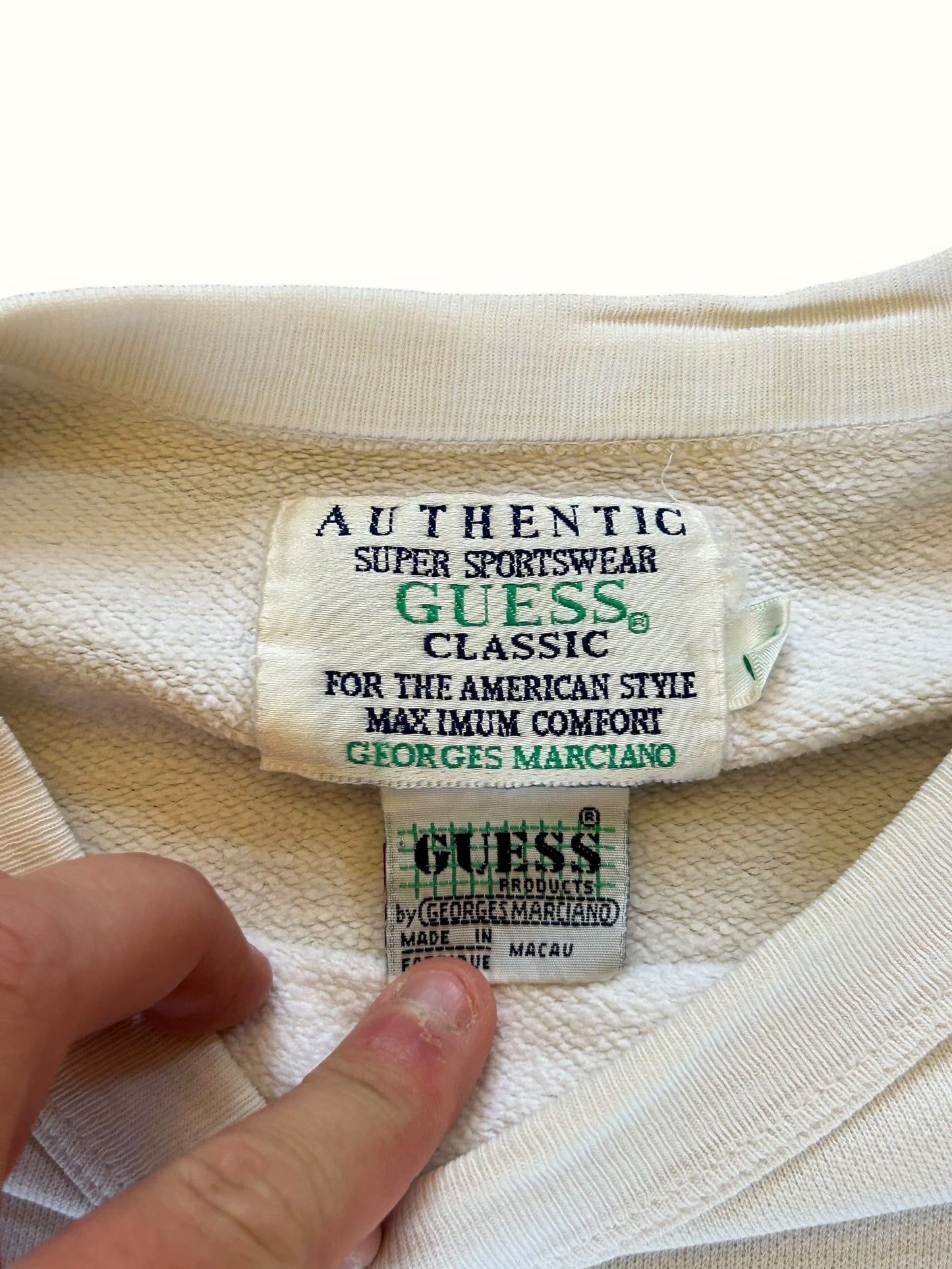 Vintage Guess Jeans spell out sweatshirt (L)