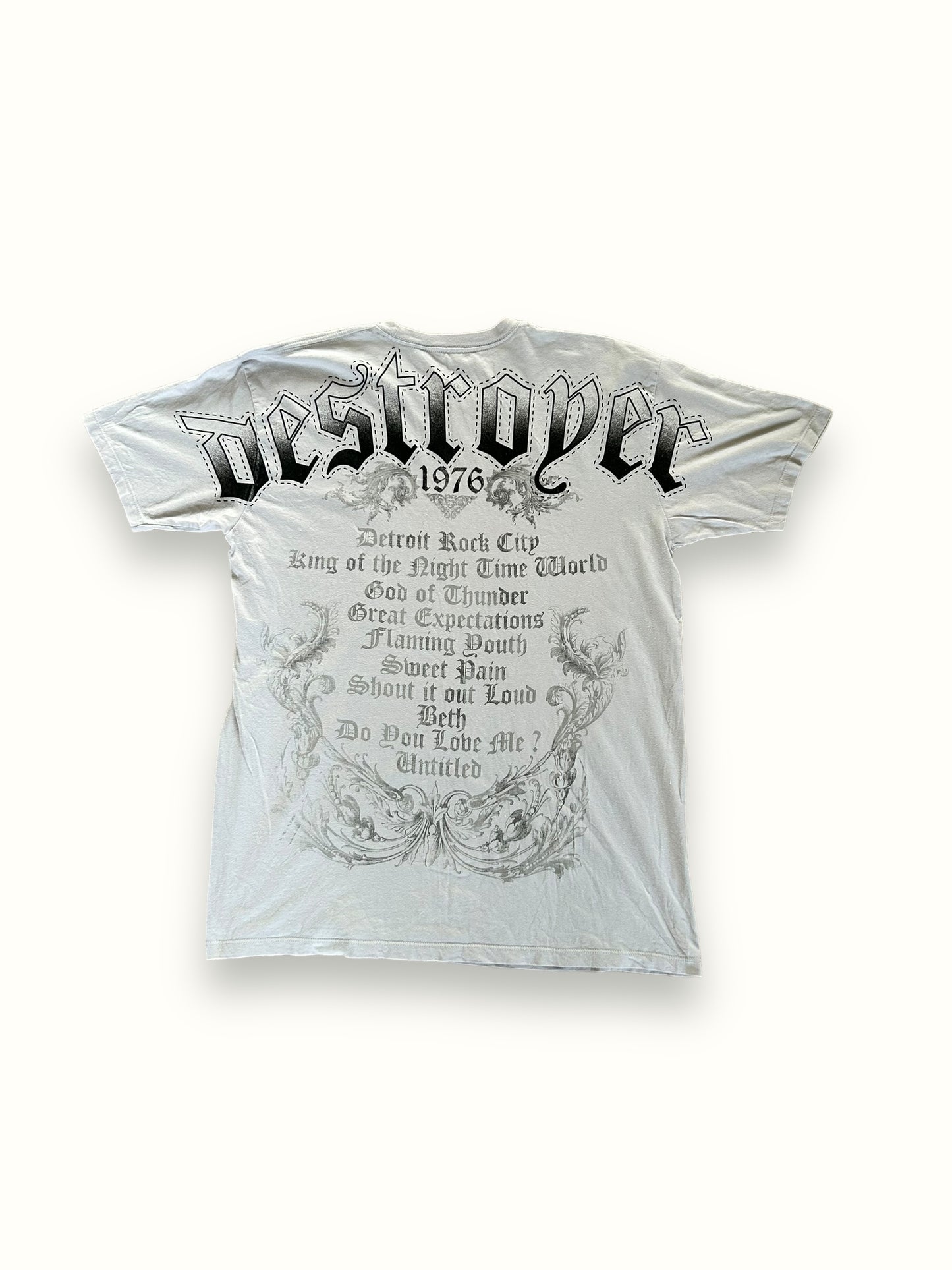 Kiss destroyer graphic tee (L)