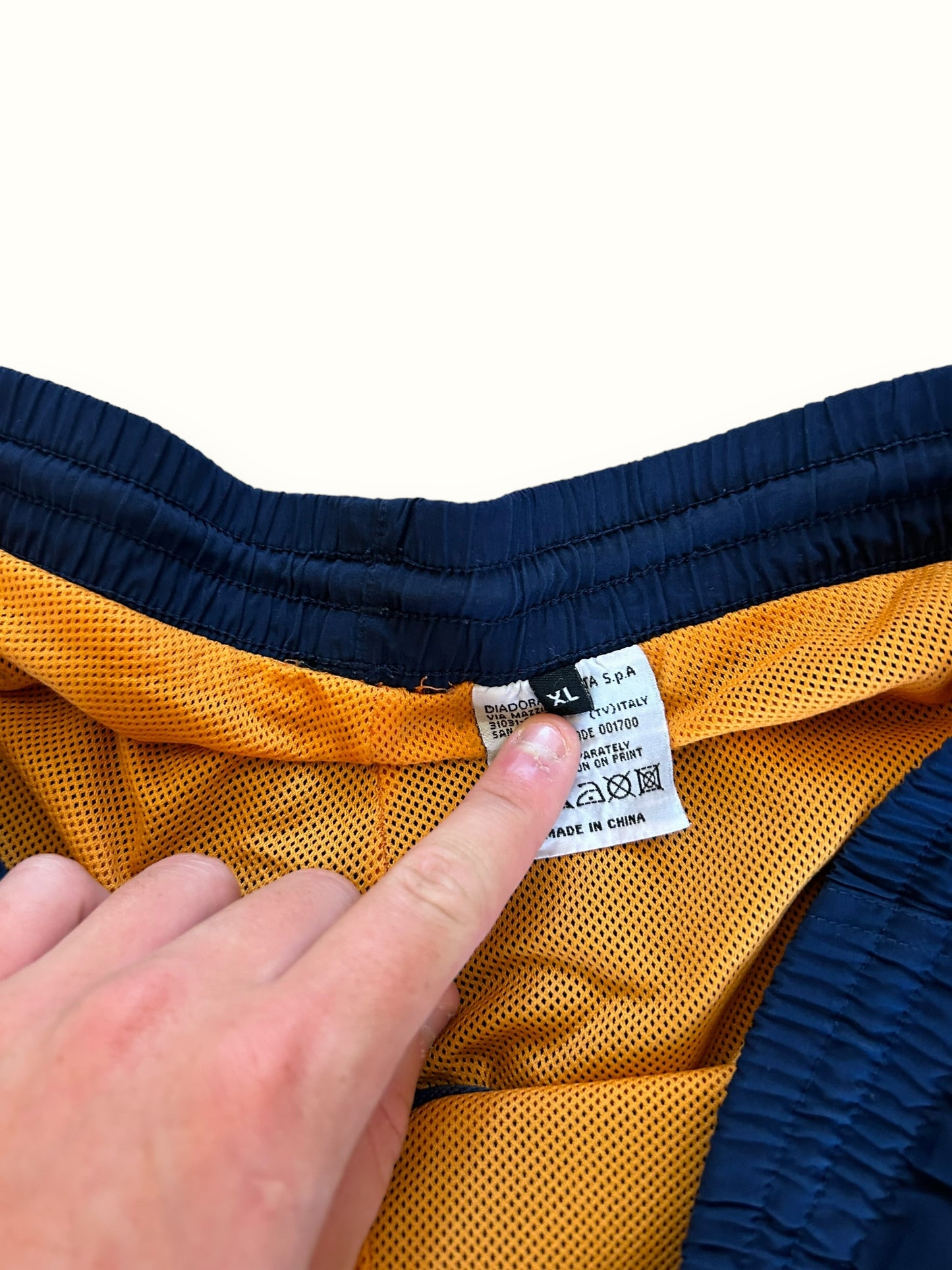 Vintage AS Roma Diadora track pants (XL)