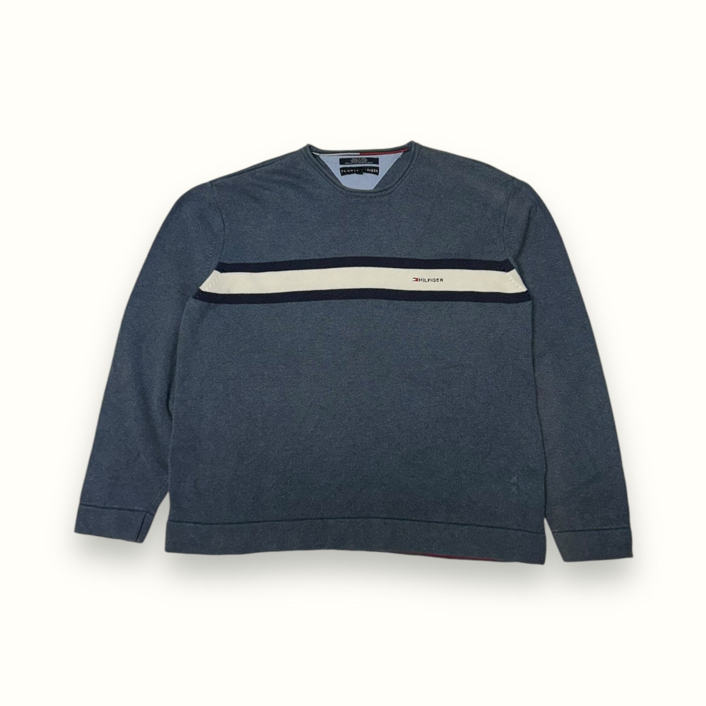 Tommy Hilfiger knit sweater blue striped