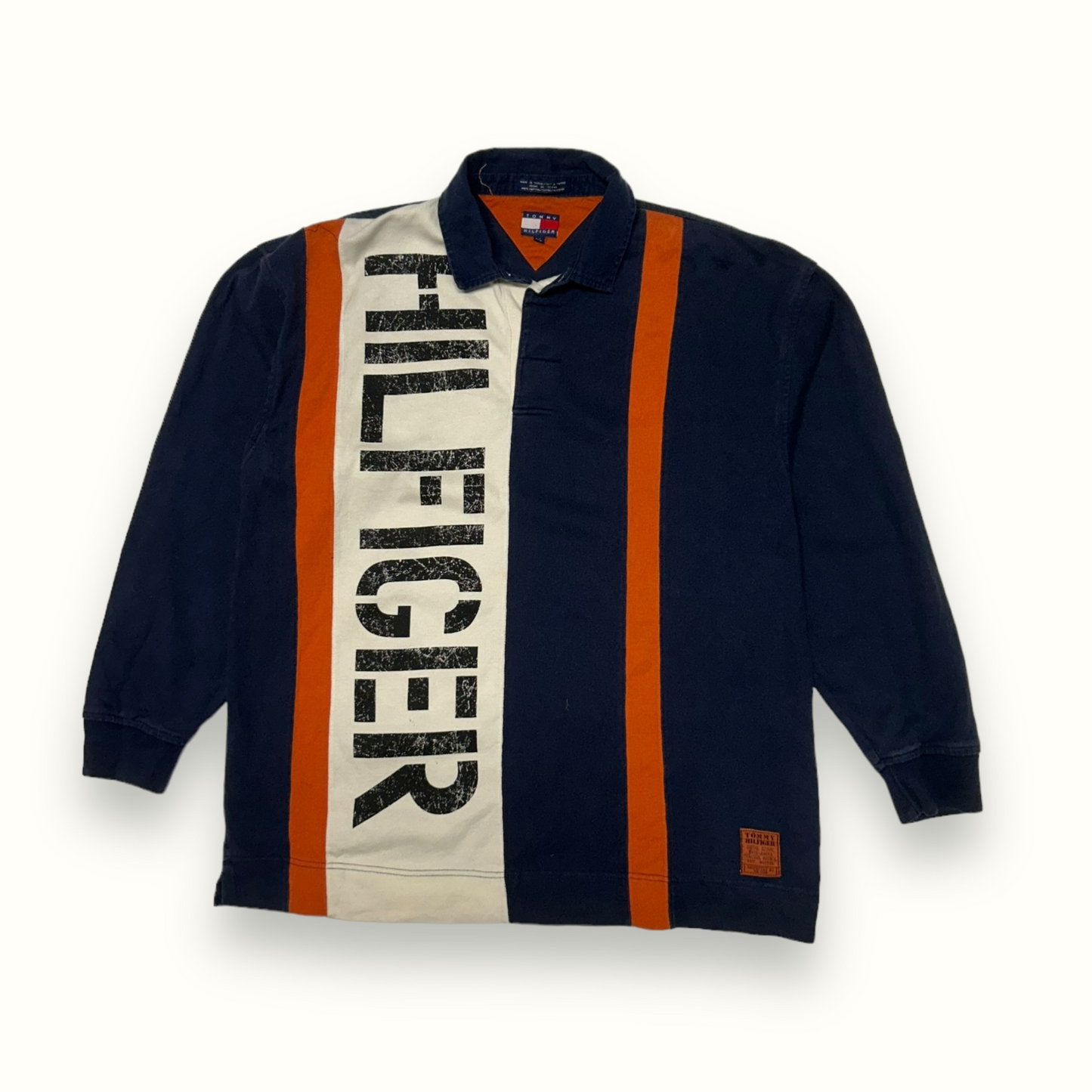 Vintage 90s Tommy Hilfiger rugby polo (L)