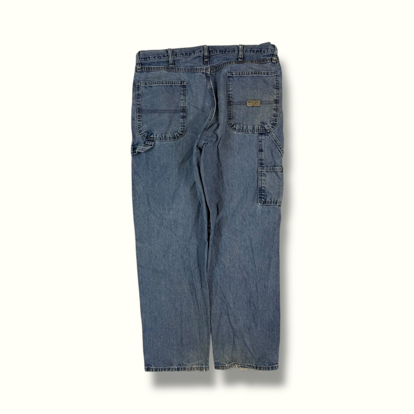 Vintage wrangler baggy carpenter jeans blue