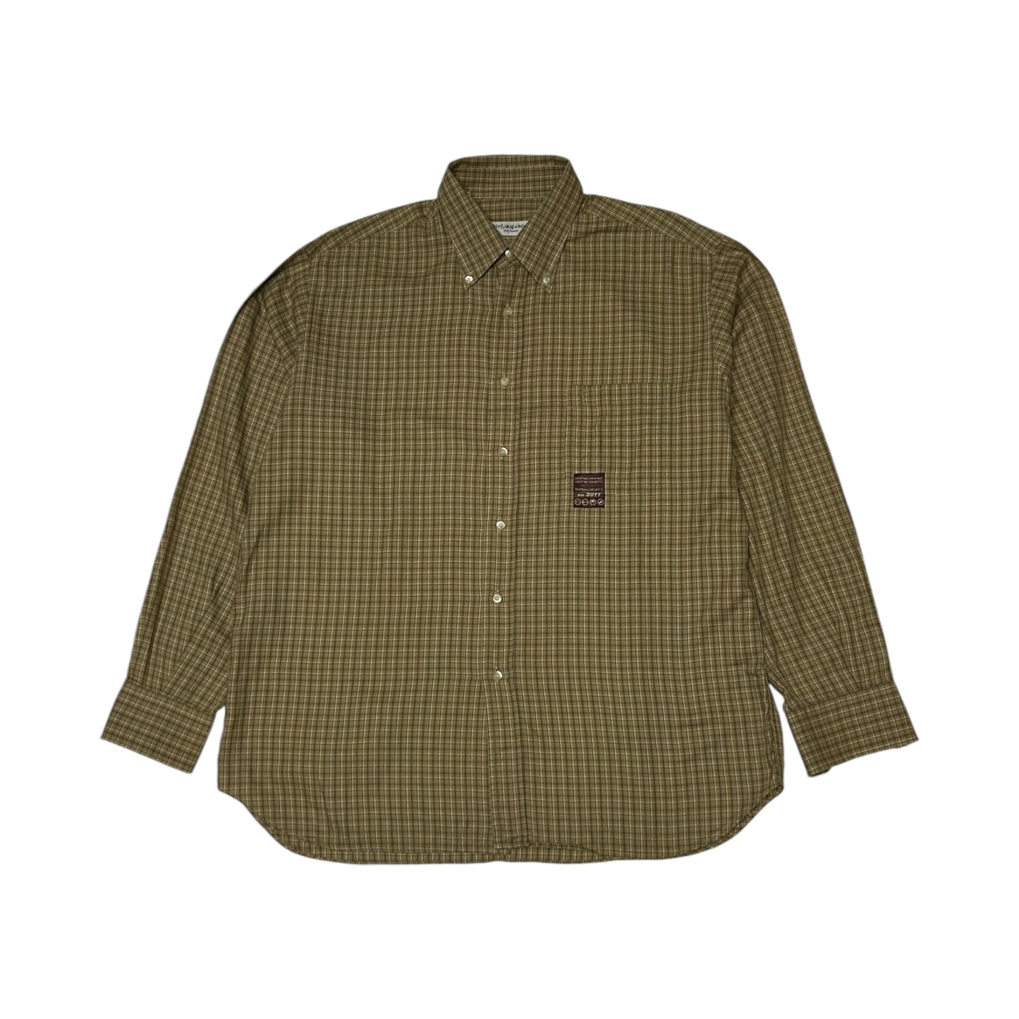 Beige YSL long sleeve shirt