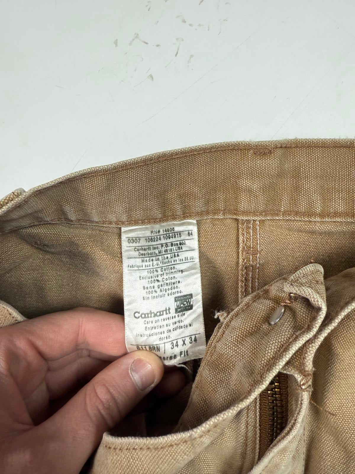 Vintage Carhartt baggy carpenter pants (W34)