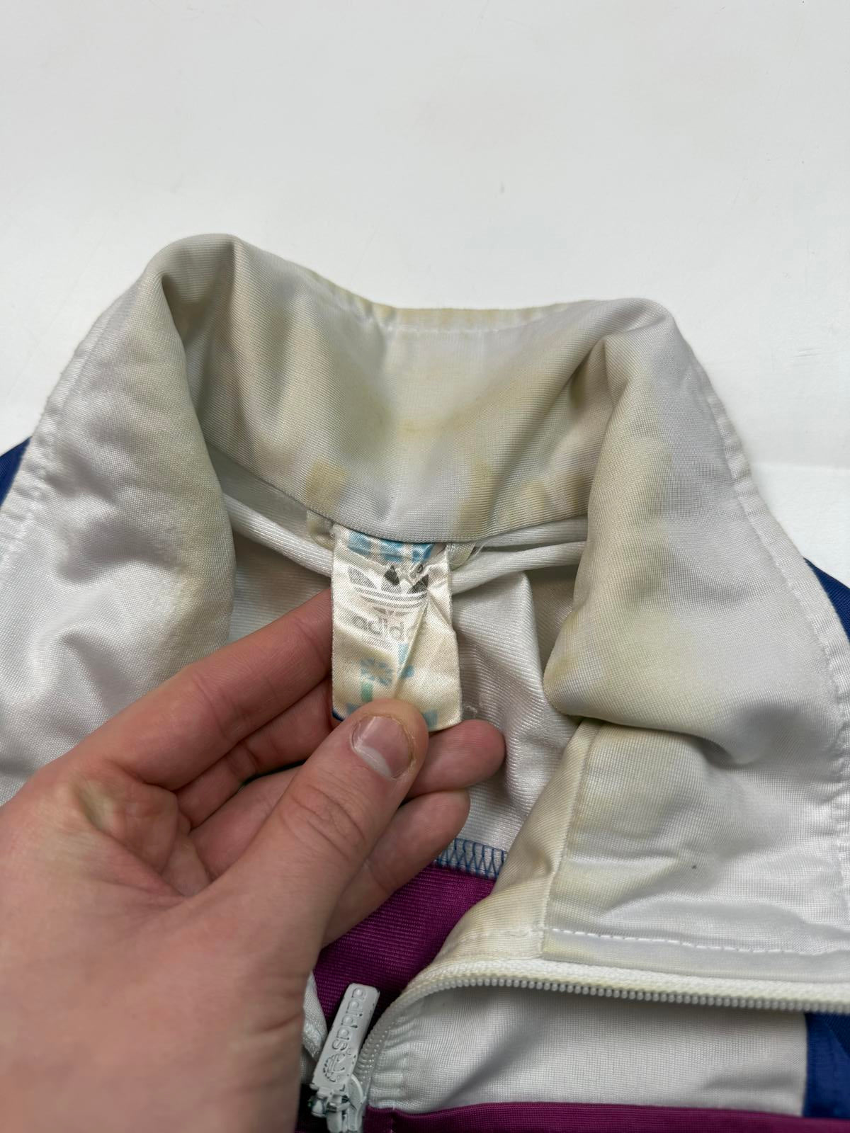 Vintage 90s Adidas originals colour block tracksuit (XL)