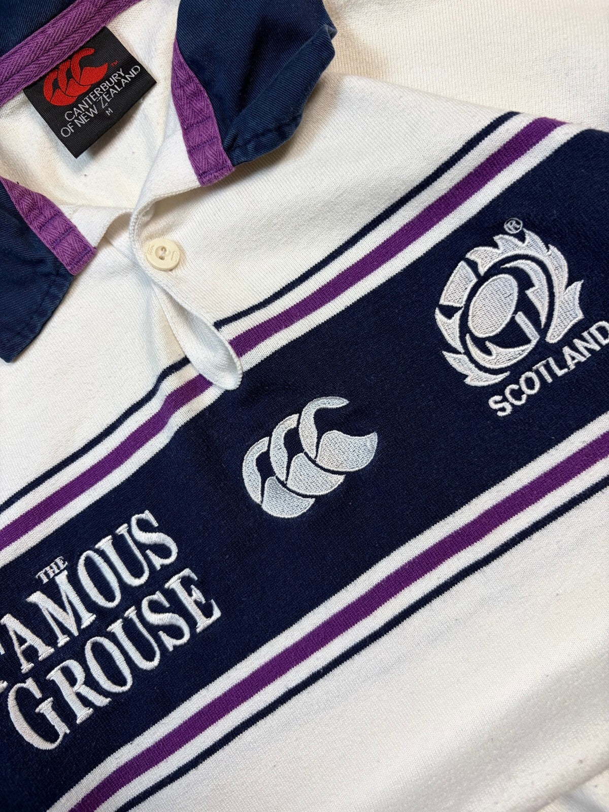 Vintage Scotland 2001/02 Canterbury away rugby shirt (M)