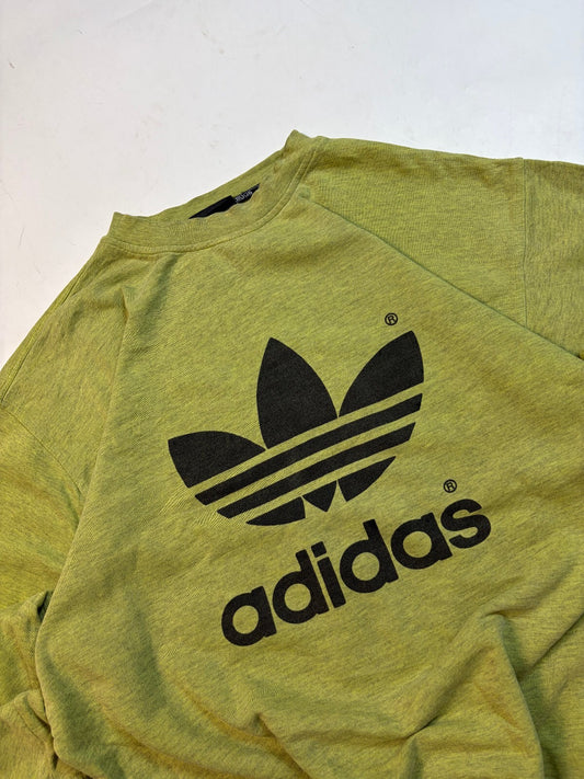 Vintage 90s adidas originals centre logo sweatshirt (L)