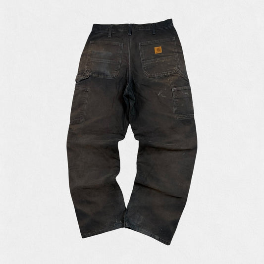 Carhartt paint splattered baggy carpenter pants (W32)