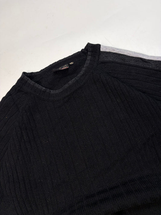 Vintage Y2K Quiksilver ribbed knit sweater (XL)