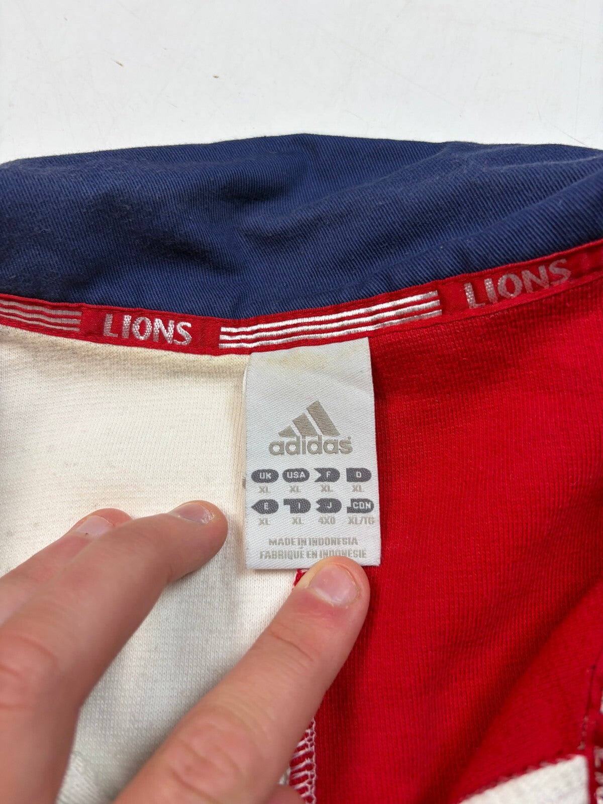 Vintage British & Irish Lions 2005 Adidas supporters rugby shirt (XL)