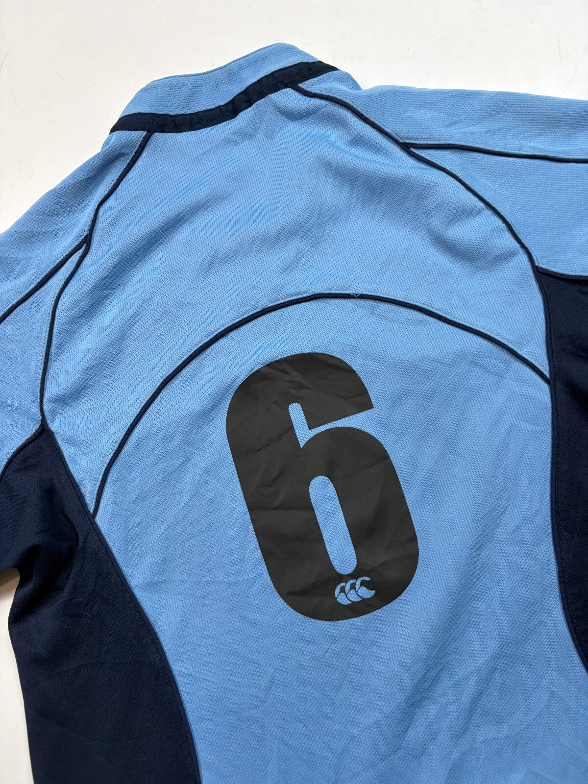 Vintage Cardiff Blues 2008/09 Canterbury home rugby shirt (L)