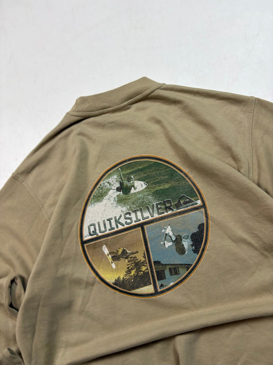 Vintage Y2K Quiksilver surfing graphic sweatshirt (S)