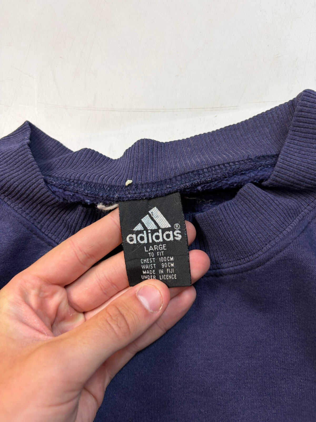 Vintage Adidas spell out sweatshirt (L)