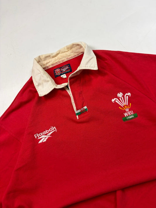 Vintage Wales 1996-98 Reebok rugby union shirt (XL)