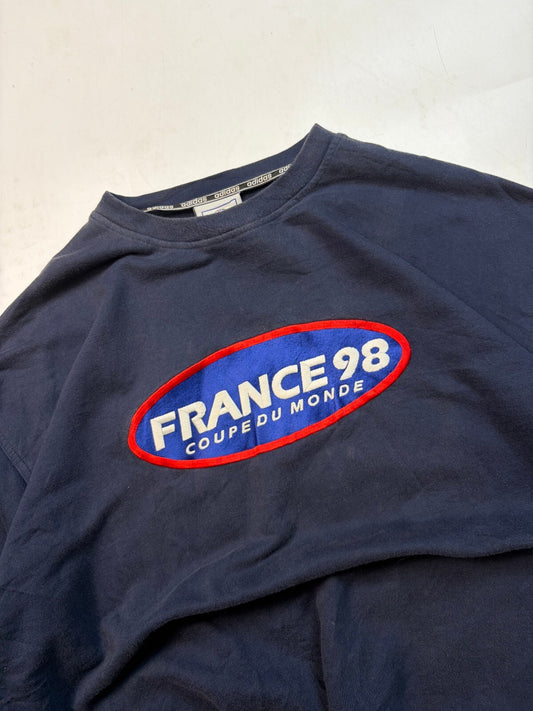 Vintage France 1998 football world cup Adidas sweatshirt (L)