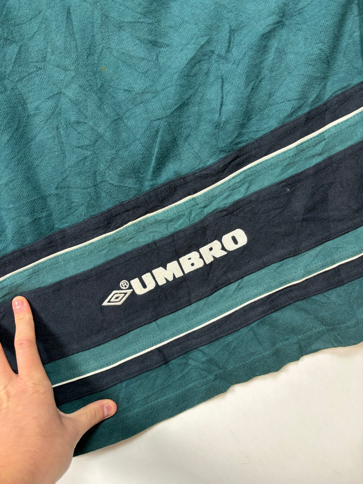 Vintage 90s Celtic Umbro quarter zip sweatshirt (L)