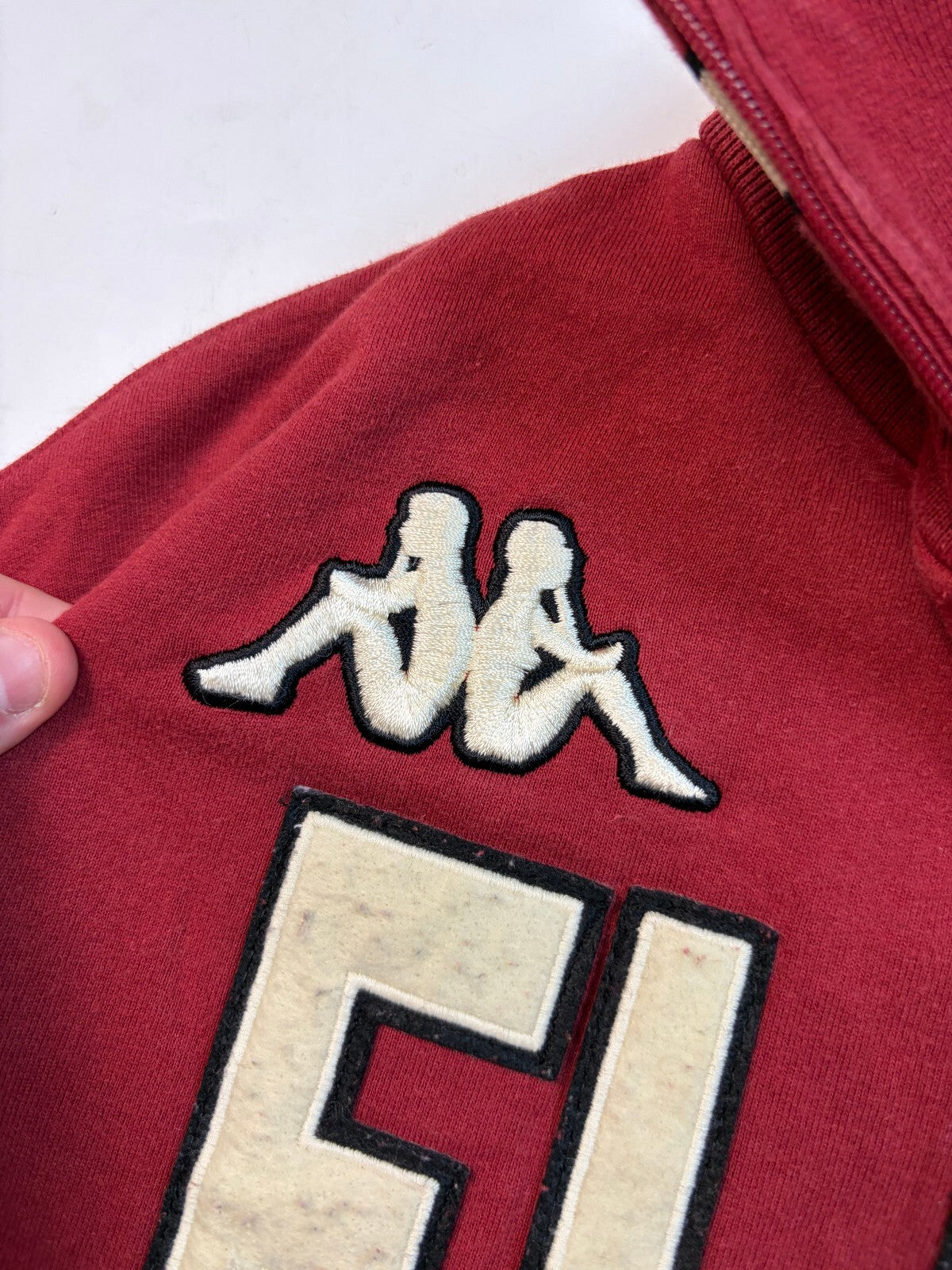 Vintage Kappa Elmec quarter zip sweatshirt (XL)
