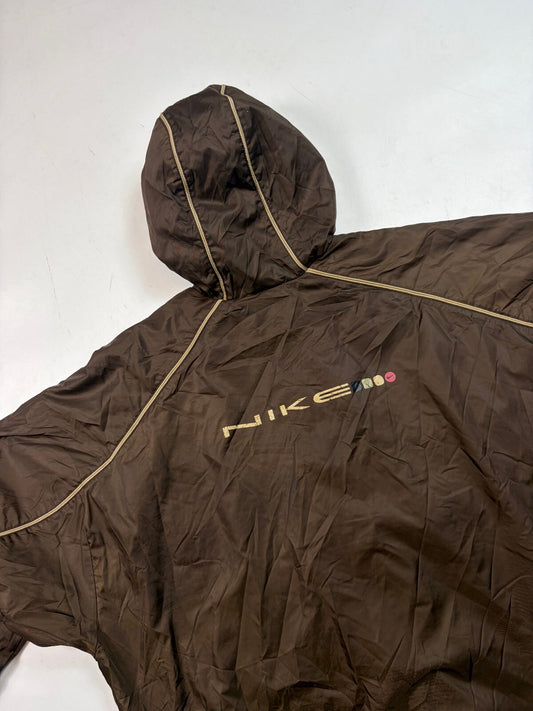Vintage 90s Nike centre swoosh windbreaker anorak jacket (XL)